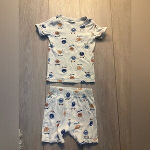 Old Navy Kids Pajama Set - Blue and Orange  Print
